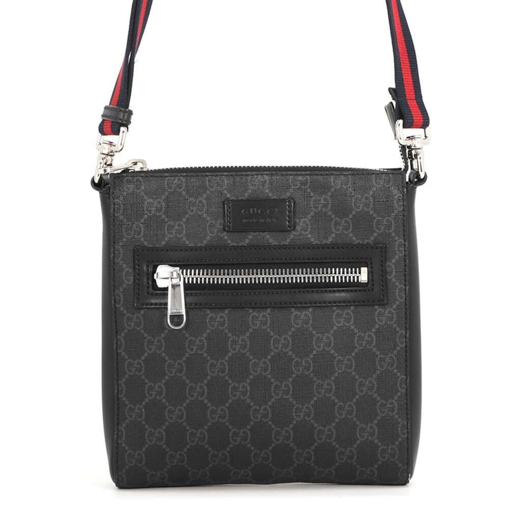Gucci Web Strap Front Zip Messenger Bag #310581G10B